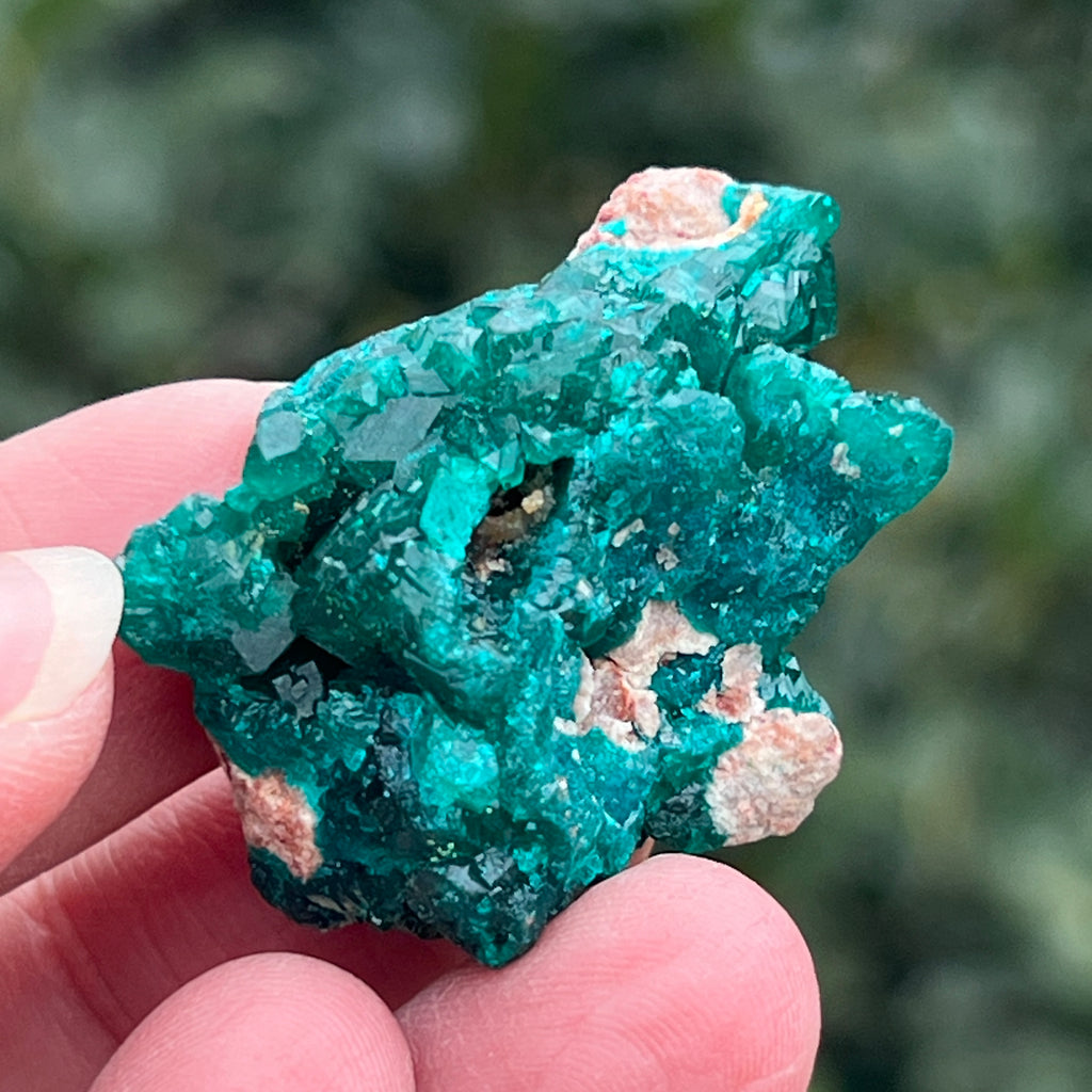 Dioptaz cluster din Congo model 17, pietre semipretioase - druzy.ro 8 