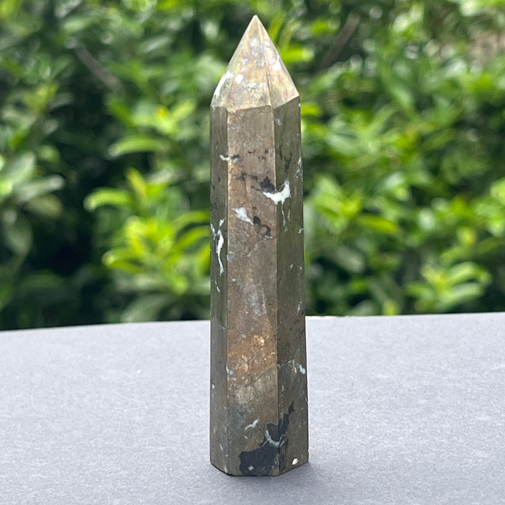 Obelisc pirita model 2, pietre semipretioase - druzy.ro 3 
