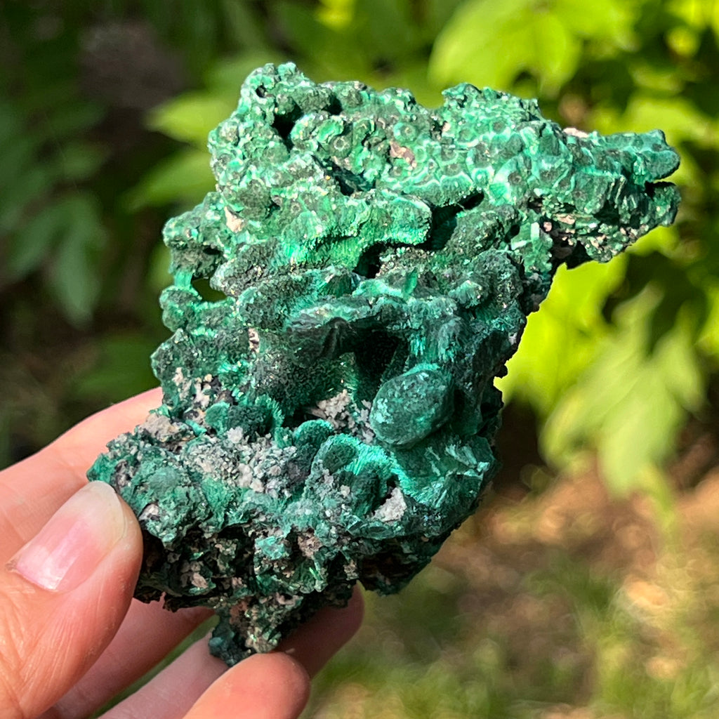 Malachit matasos piatra bruta | Model 20, pietre semipretioase - druzy.ro 5 