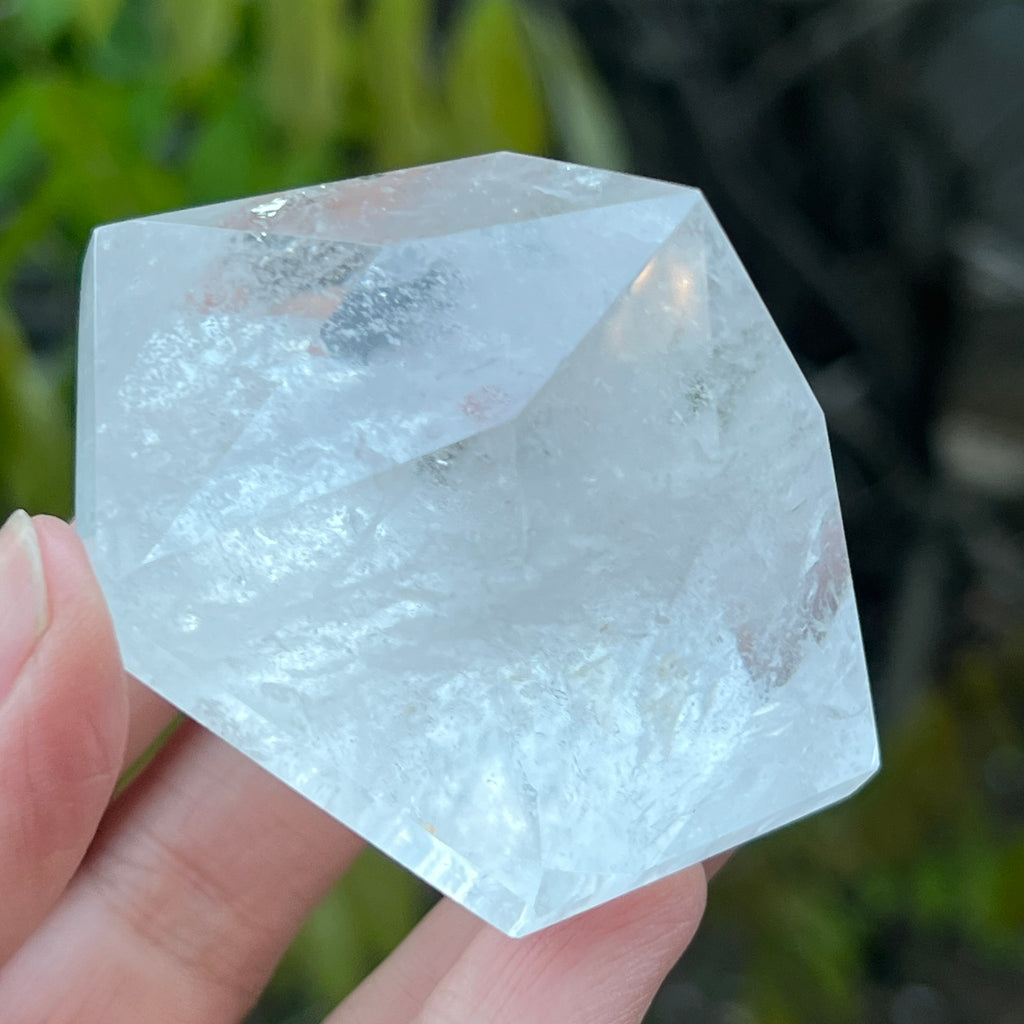 Cuart  forma diamant caliate extra, cristal de stanca/cuart incolor m7, pietre semipretioase - druzy.ro 5 