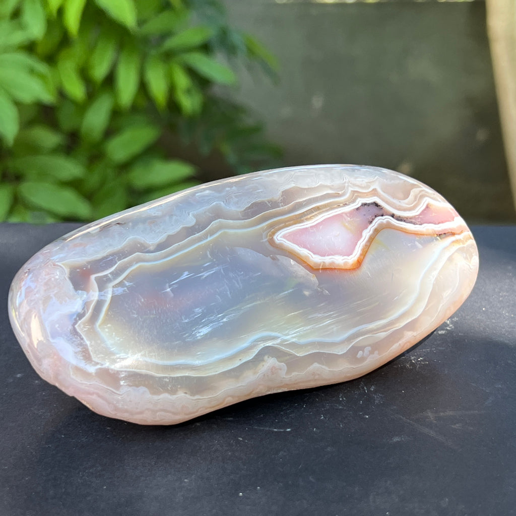 Nodul agat de Botswana, agat river, unicat | Model XL3, pietre semipretioase - druzy.ro 3 