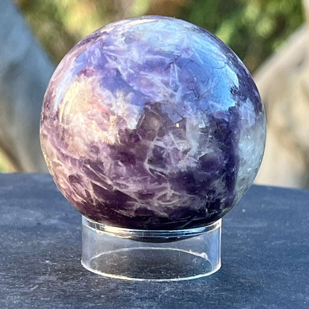 Lepidolit sfera model 4, druzy.ro, cristale 4