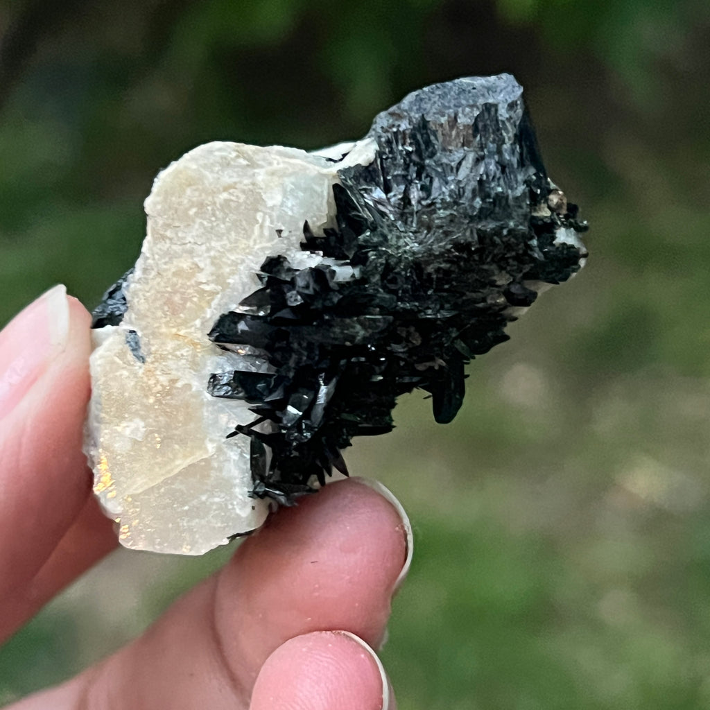 Cluster egirin mini cuart fumuriu/negru Zomba m9, pietre semipretioase - druzy.ro 3 