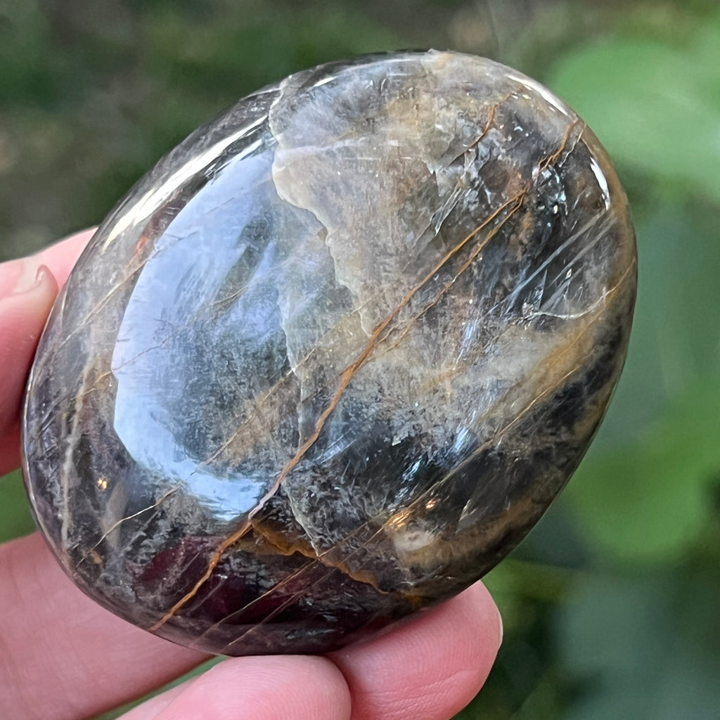 Palmstone piatra lunii somon gri | Model 7, pietre semipretioase - druzy.ro 2 