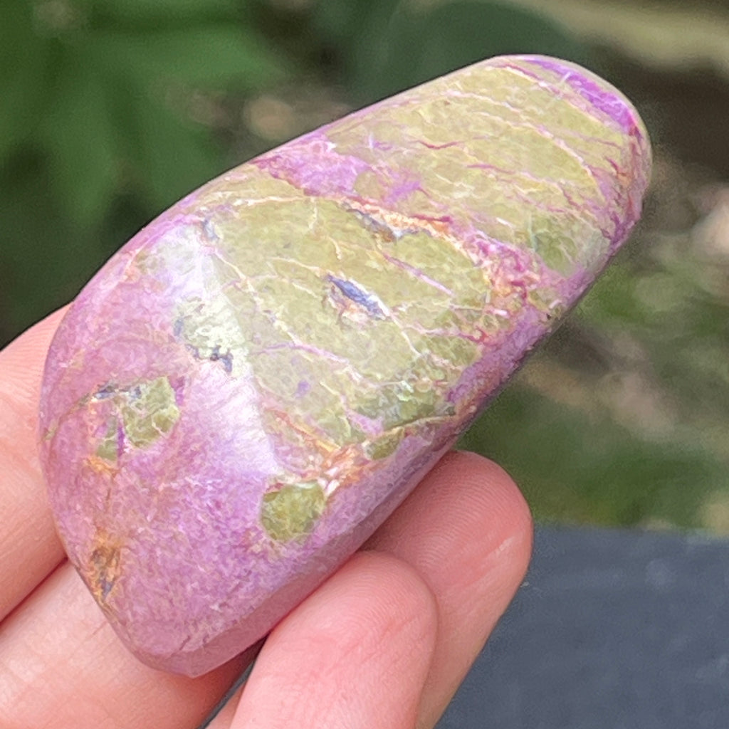 Palmstone atlantisit (stichtit, serpentin) model 8, pietre semipretioase - druzy.ro 3 