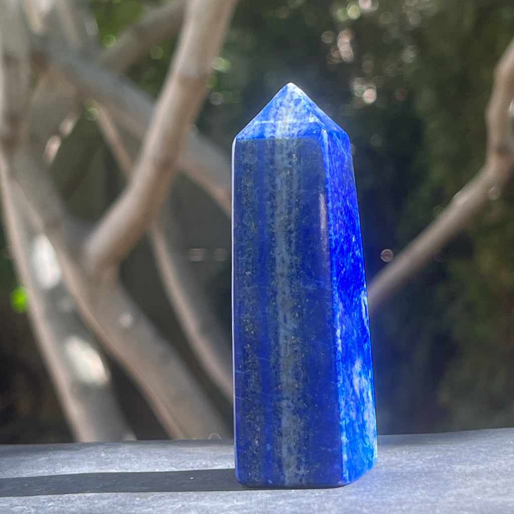 Turn/obelisc lapis lazuli m3, druzy.ro, cristale 4