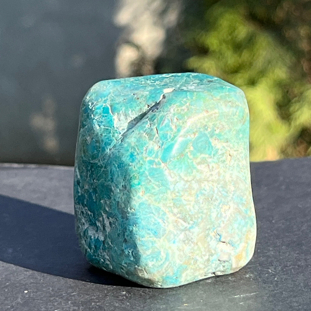 Shattuckite forma libera/palmstone m9, druzy.ro, cristale 2