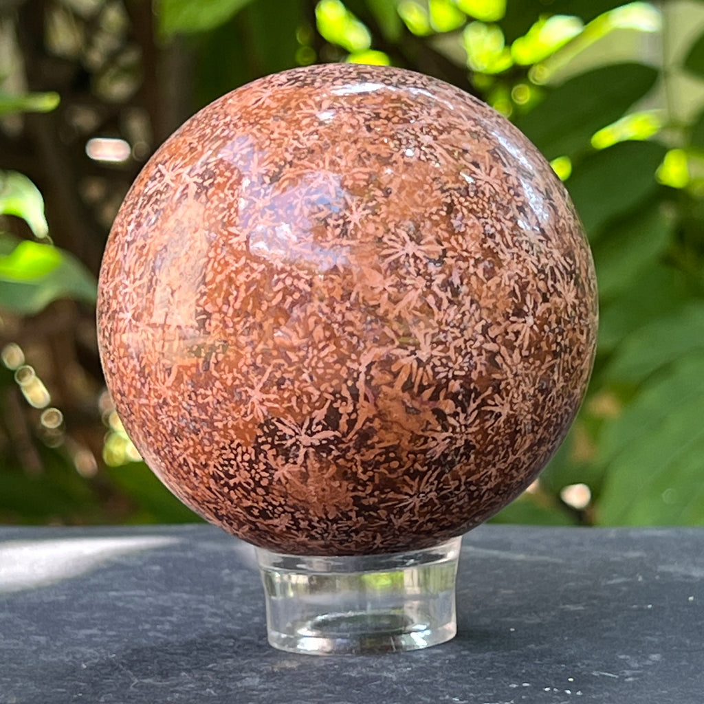 Sfera Starburst jasp | Model 2, pietre semipretioase - druzy.ro 6 
