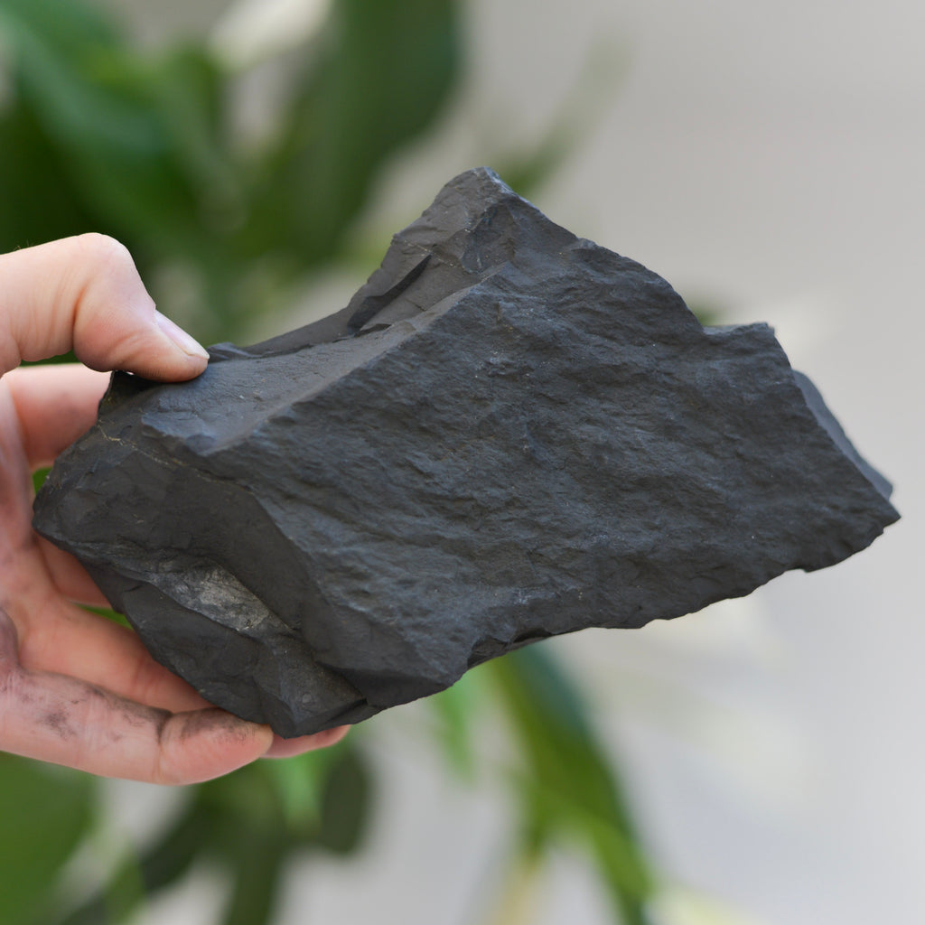 Shungit piatra bruta XXL model 8, pietre semipretioase - druzy.ro 1 