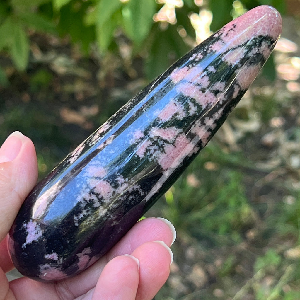 Bagheta masaj rodonit model 5, pietre semipretioase - druzy.ro 6 