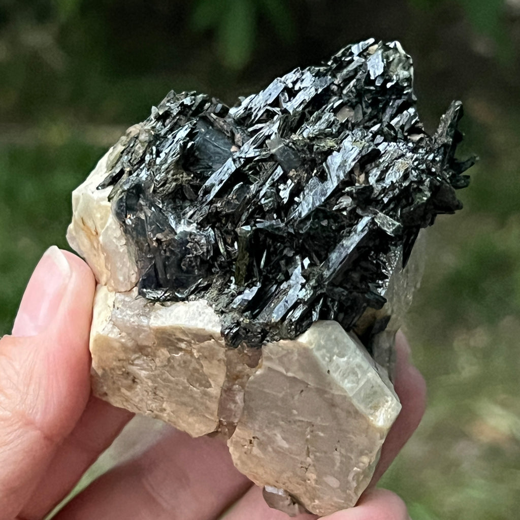 Cluster egirin cuart fumuriu/negru Zomba m23, pietre semipretioase - druzy.ro 8 