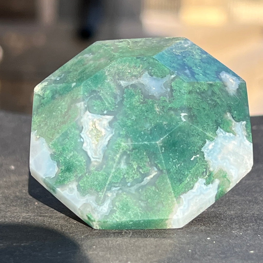 Agat muschi / moss diamant model 1, druzy.ro, cristale 1