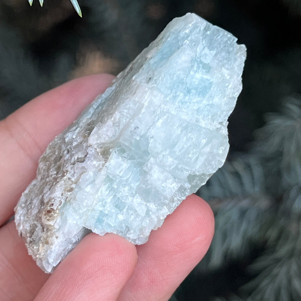Acvamarin Pakistan piatra bruta model pk20, pietre semipretioase - druzy.ro 2 