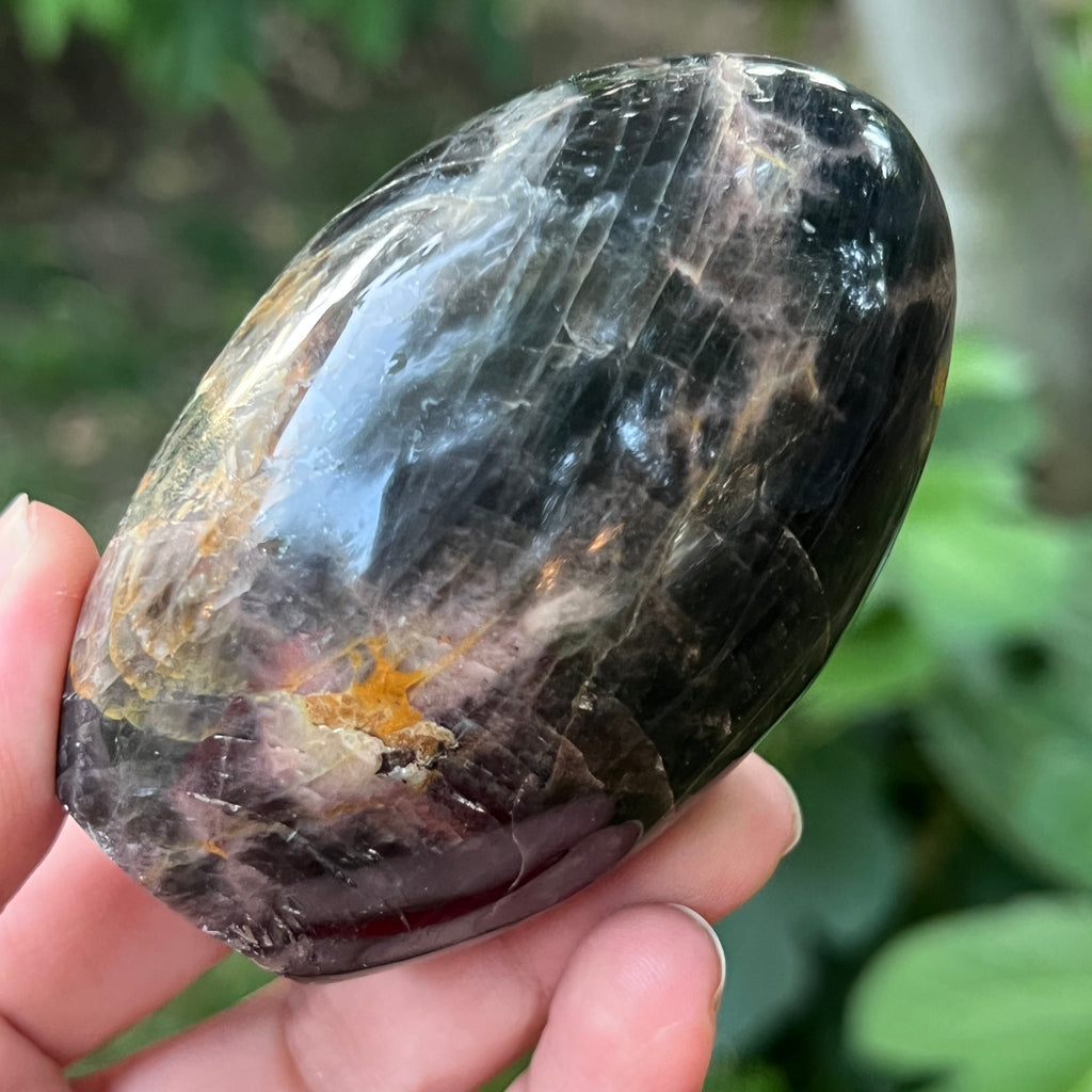 Sculptura piatra lunii somon gri | Model 1, pietre semipretioase - druzy.ro 10 