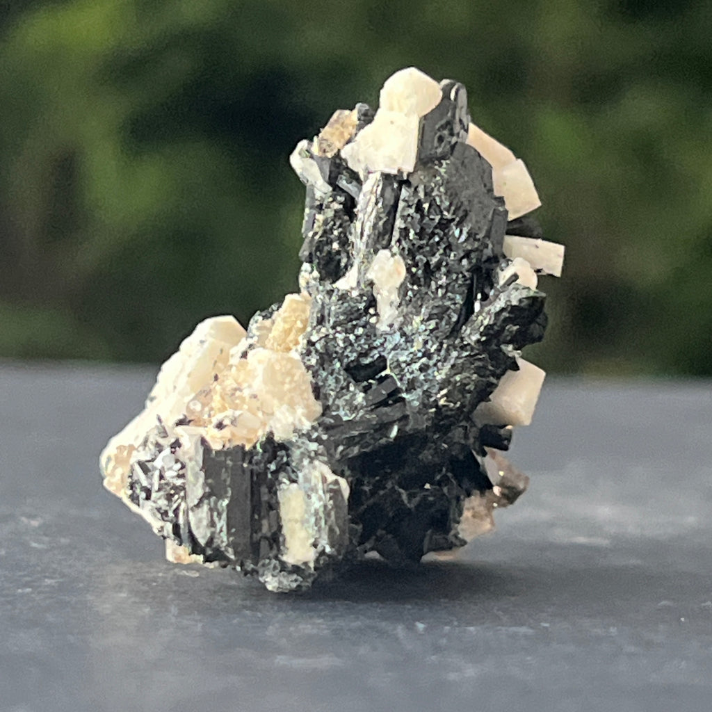 Cluster egirin cuart fumuriu/negru Zomba m20, pietre semipretioase - druzy.ro 2 