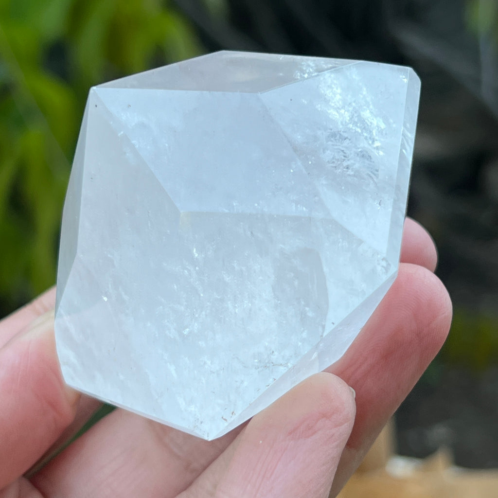 Cuart forma diamant caliate extra, cristal de stanca/cuart incolor m5, pietre semipretioase - druzy.ro 8 