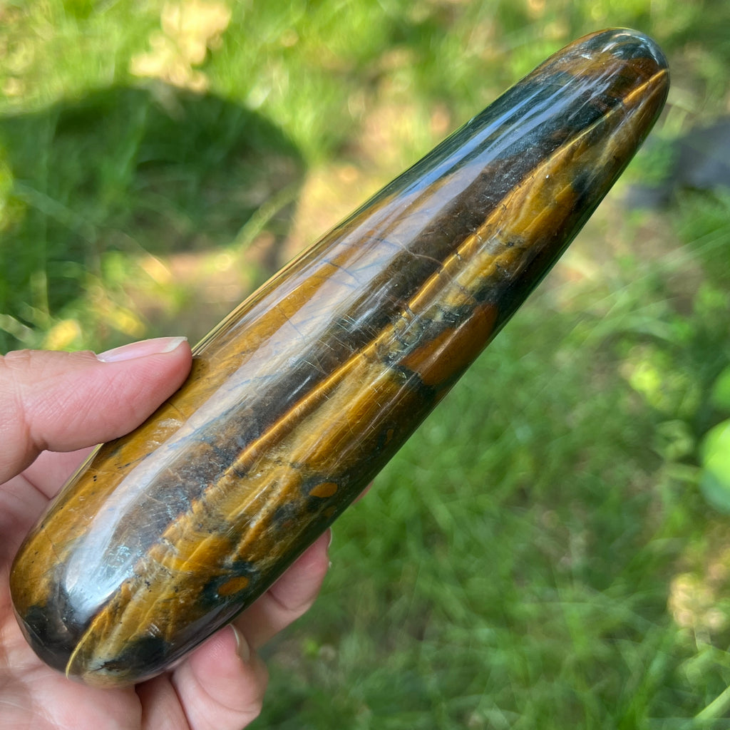 Bagheta masaj ochi de tigru m7, pietre semipretioase - druzy.ro 8 
