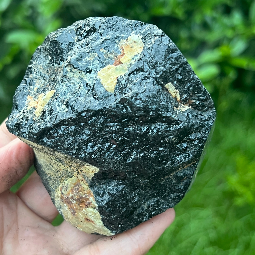 Turmalina neagra piatra bruta L16, pietre semipretioase - druzy.ro 7 