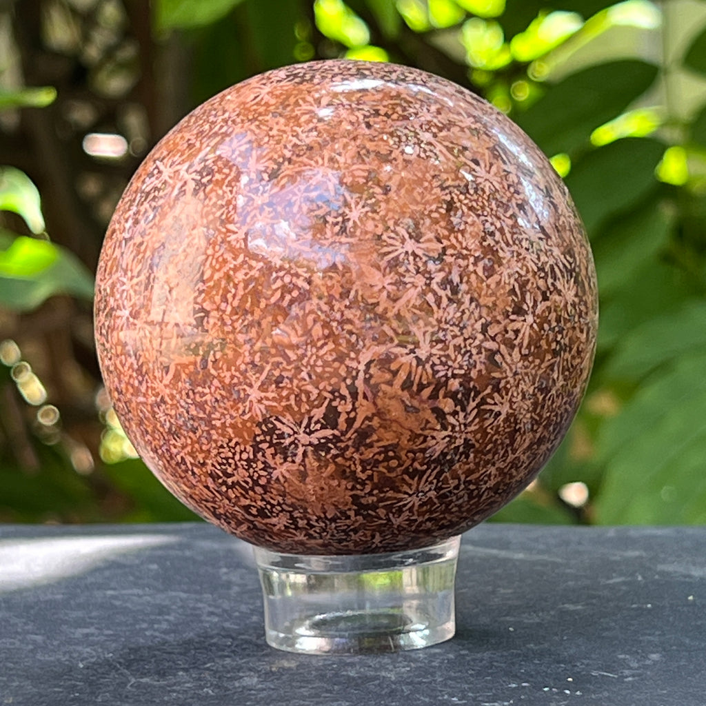 Sfera Starburst jasp | Model 2, pietre semipretioase - druzy.ro 5 