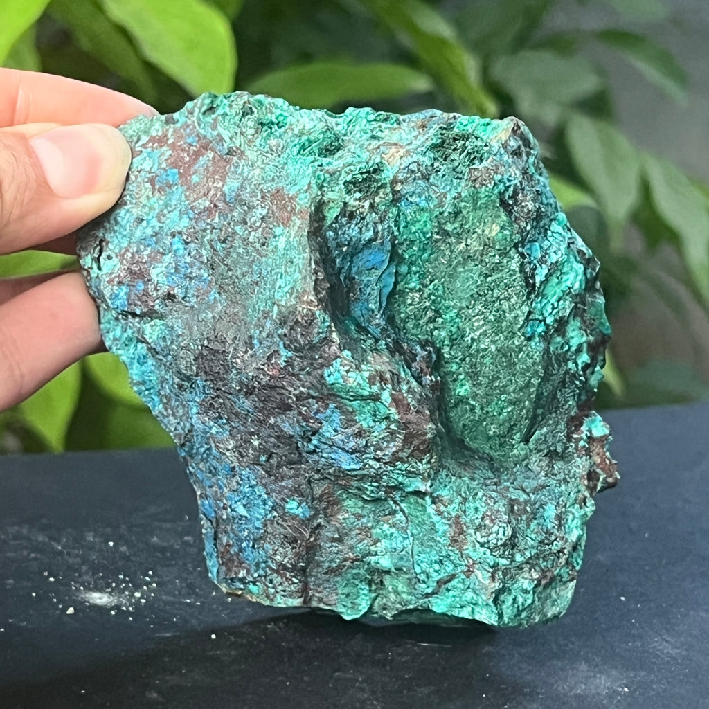 Piatra bruta Shattuckite m4, pietre semipretioase - druzy.ro 2 