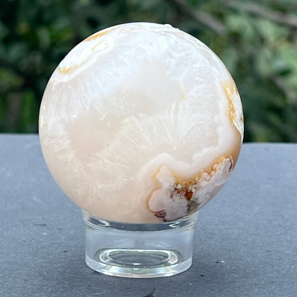 Sfera Agat coral floare din Madagascar model 1, pietre semipretioase - druzy.ro 4 