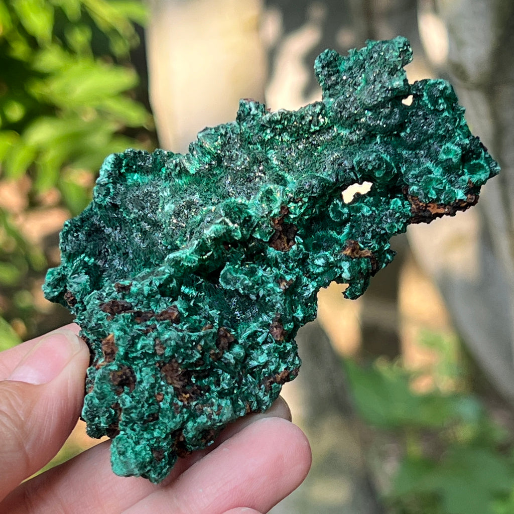Malachit matasos piatra bruta m12, pietre semipretioase - druzy.ro 6 