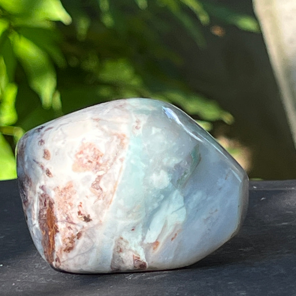 Calcedonie cu crom albastru-verzuie din Zimbabwe -forma libera| Model 7, pietre semipretioase - druzy.ro 2 
