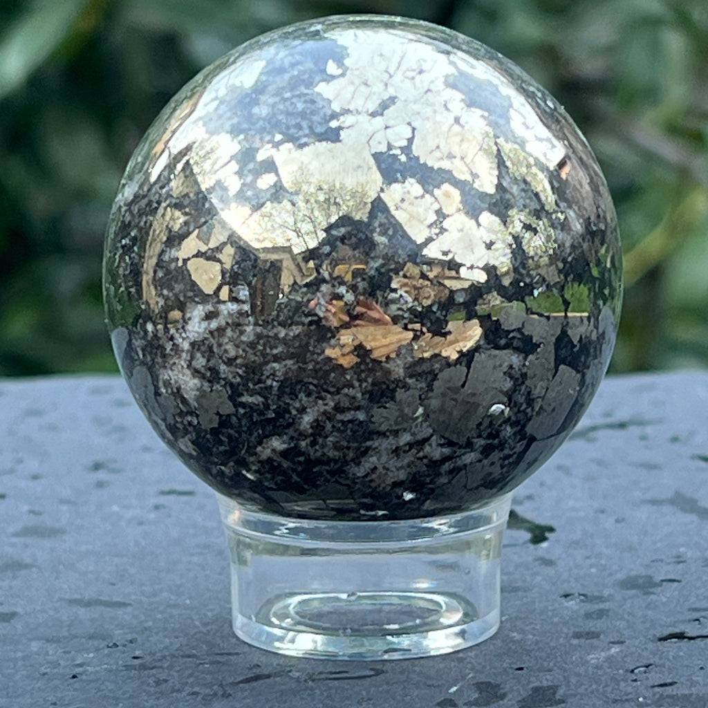 Sfera pirita model 3, pietre semipretioase - druzy.ro 3 