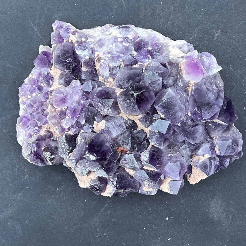 Cluster ametist crud Zambia model 1, druzy.ro, cristale 1