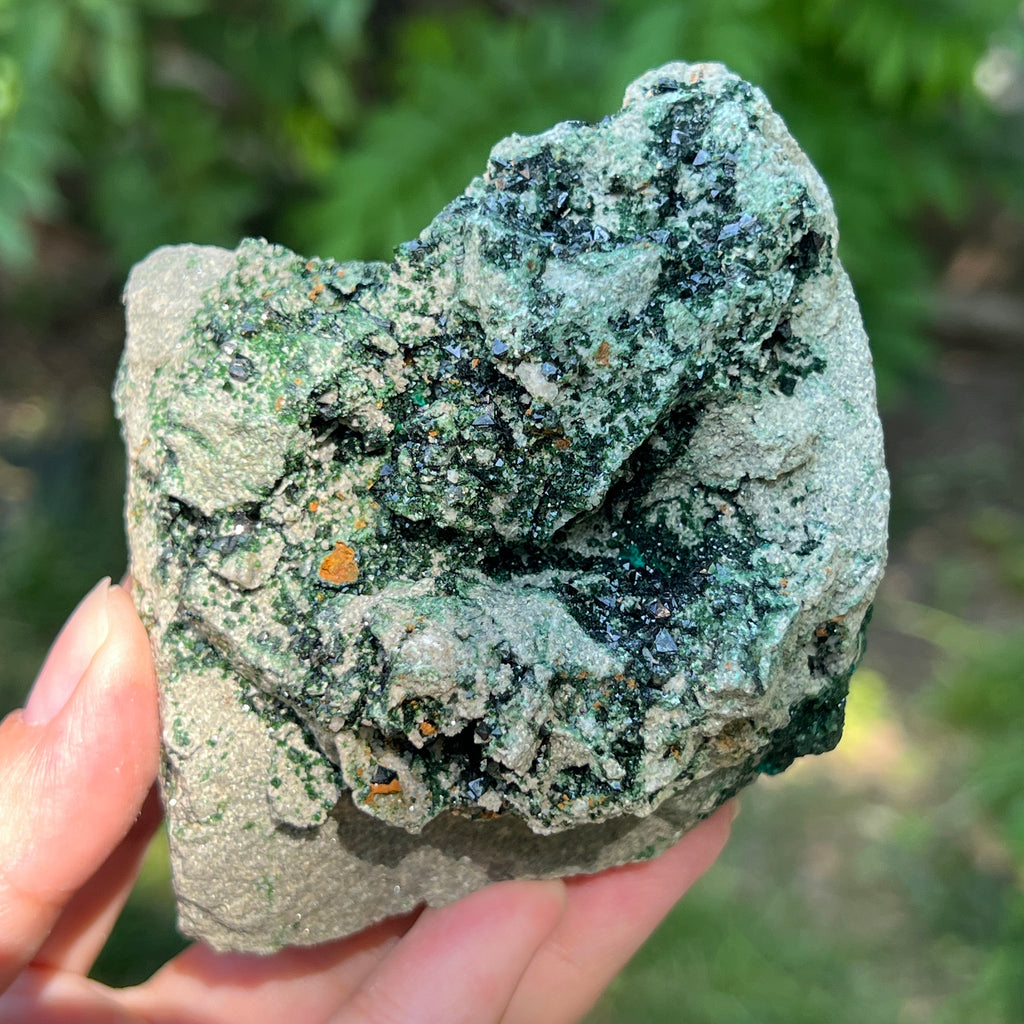 Libethenit floare de mina din Congo model 12, pietre semipretioase - druzy.ro 1 