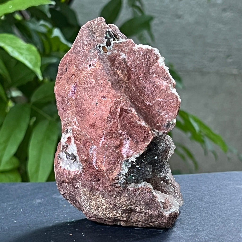 Cluster de dolomit cu malachit în matrice de cupru, model 8, pietre semipretioase - druzy.ro 3 