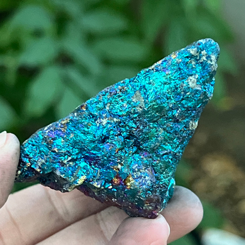 Calcopirita iridescentă din Mexic model 12, pietre semipretioase - druzy.ro 2 