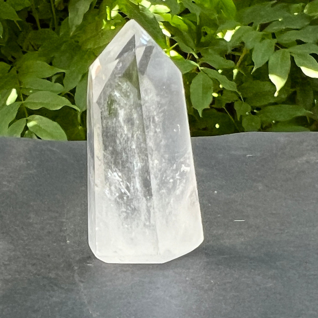 Obelisc/varf cuart de stanca/cuart incolor mini m5, druzy.ro, cristale 2