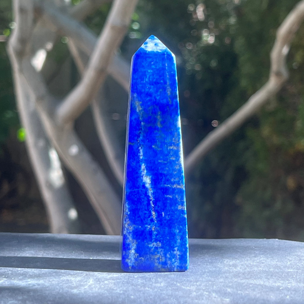Turn/obelisc lapis lazuli m11, druzy.ro, cristale 2