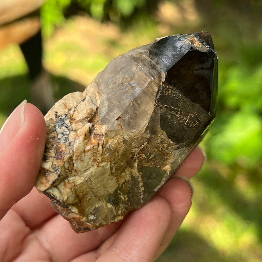 Varf brut cuart fumuriu | Model L1, pietre semipretioase - druzy.ro 4 