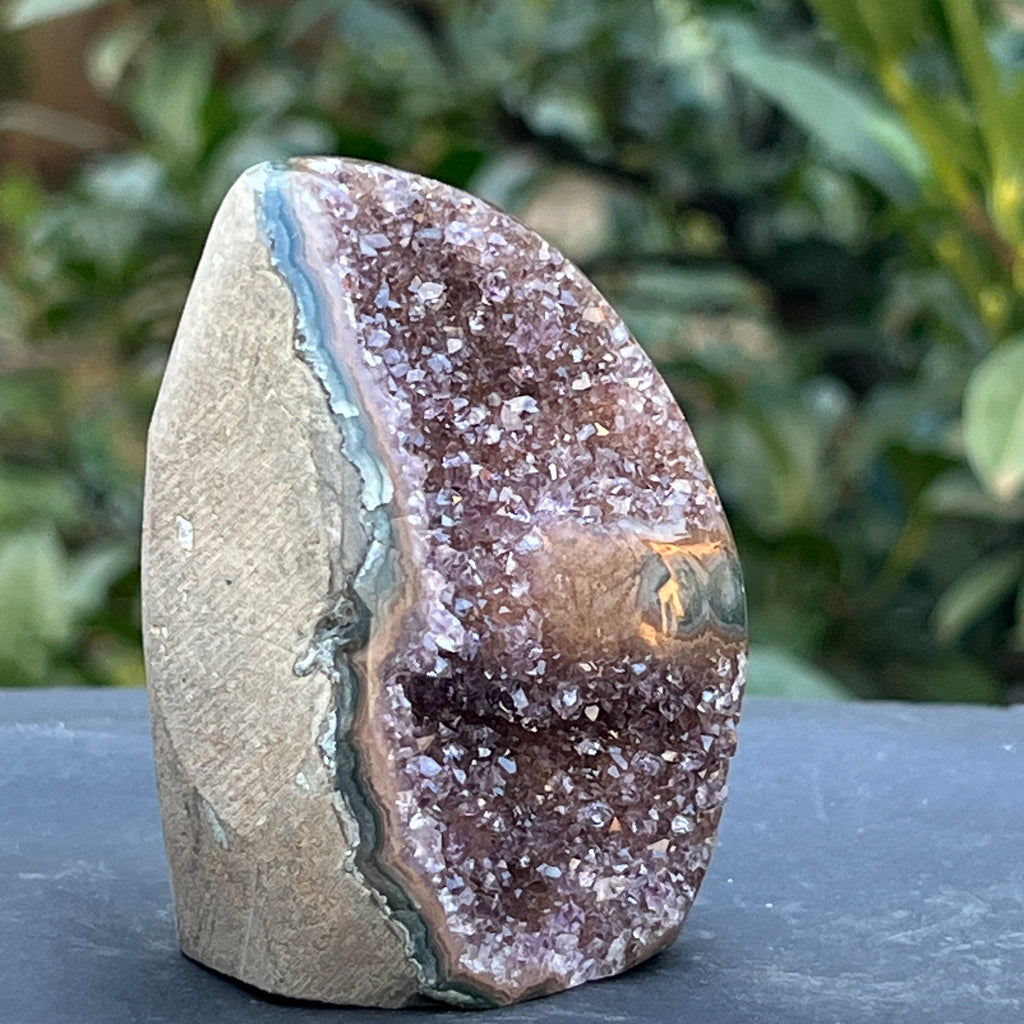 Ametist stalactit calitate +AAA, geoda ametist Uruguay, m14, pietre semipretioase - druzy.ro 3 