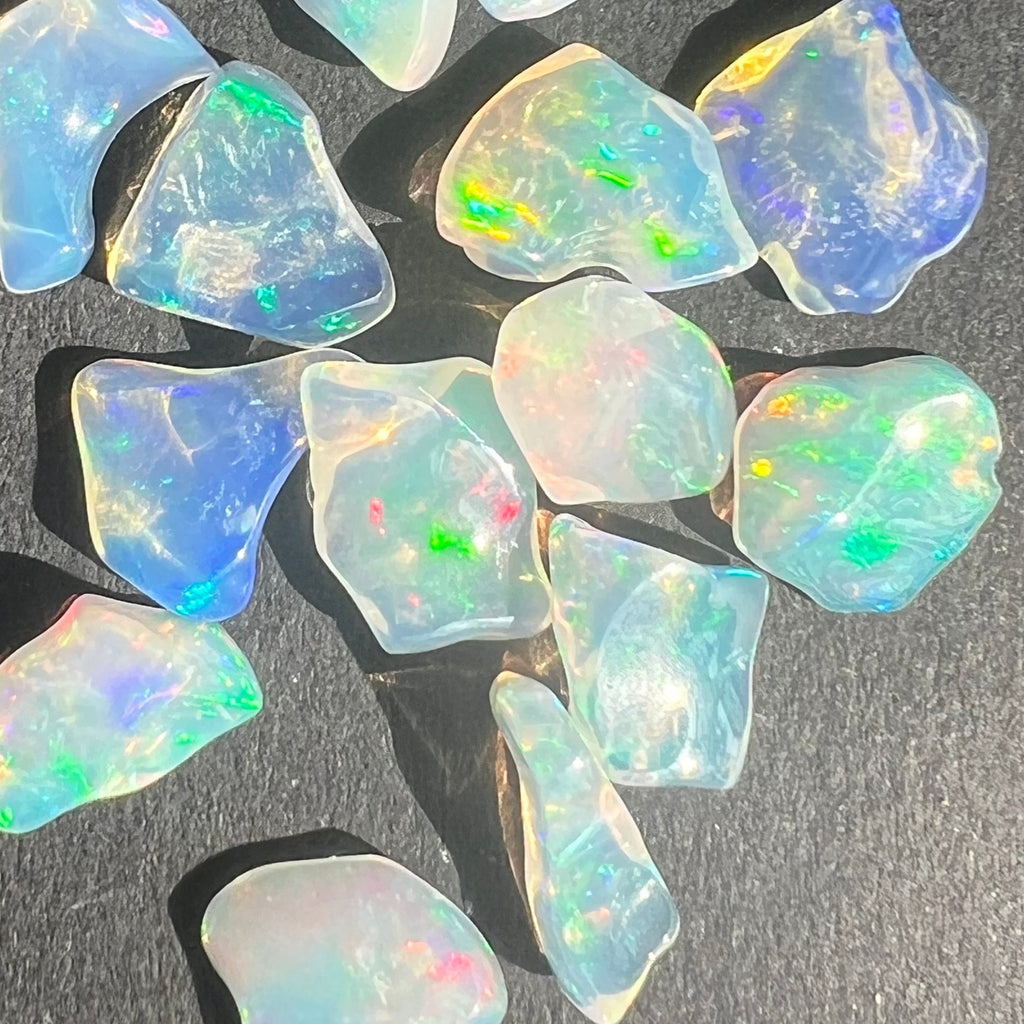 Opal de foc, opal Etiopia 1-1.5 cm, druzy.ro, cristale 1