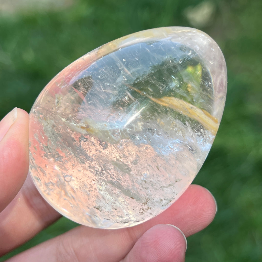 Ou din cuart de stanca/cristal incolor m5, pietre semipretioase - druzy.ro 8 