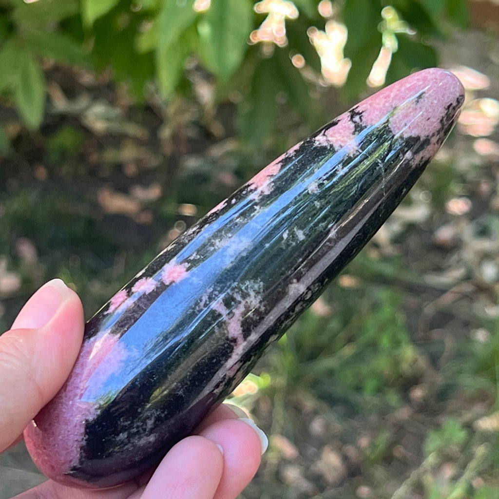 Bagheta masaj rodonit model 5, pietre semipretioase - druzy.ro 5 