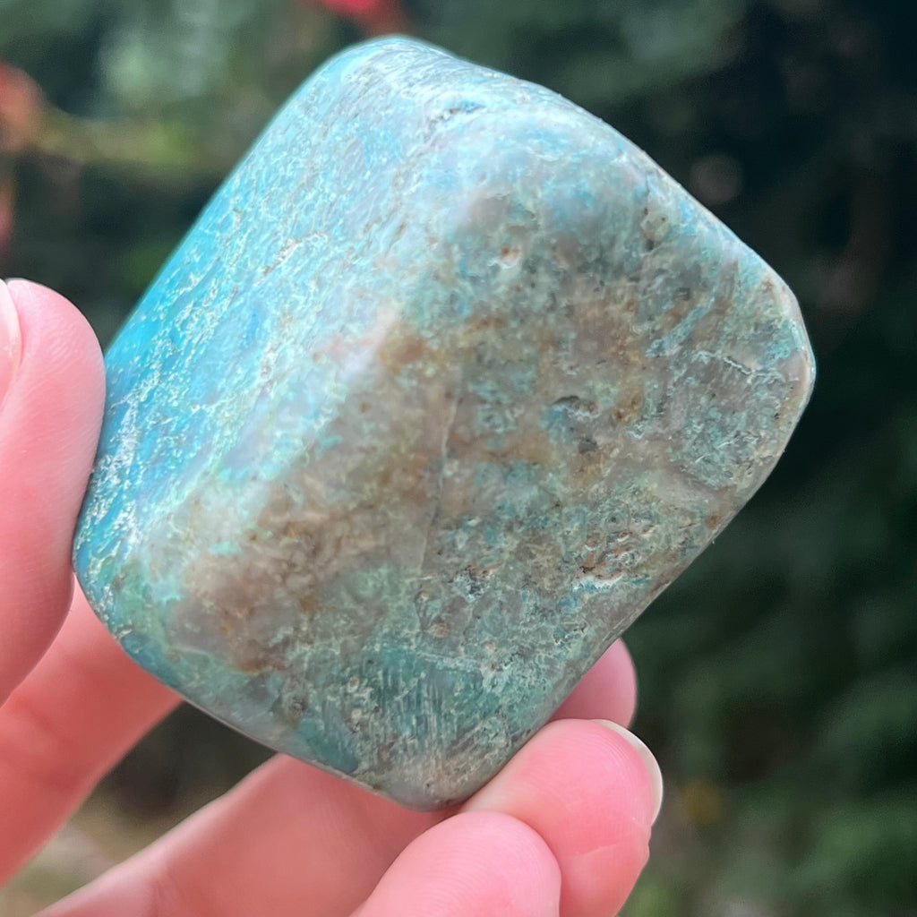 Shattuckite forma libera/palmstone m9, druzy.ro, pietre semipretioase 16