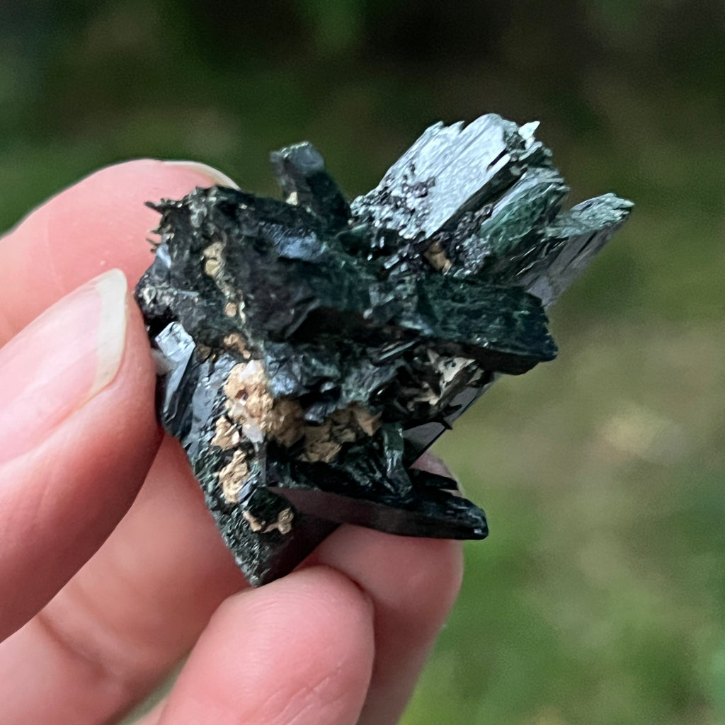 Cluster egirin mini cuart fumuriu/negru Zomba m16, pietre semipretioase - druzy.ro 3 
