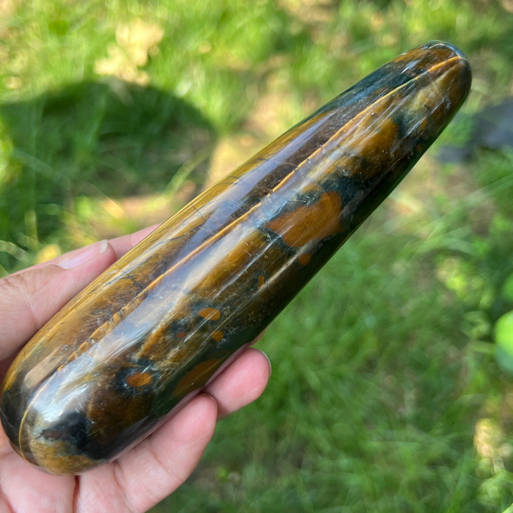 Bagheta masaj ochi de tigru m7, pietre semipretioase - druzy.ro 5 