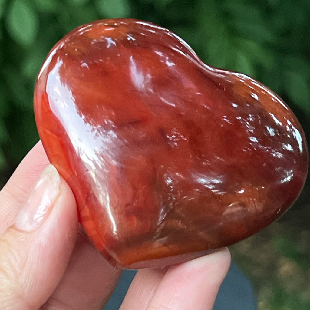 Carneol inima model 12, pietre semipretioase - druzy.ro 2