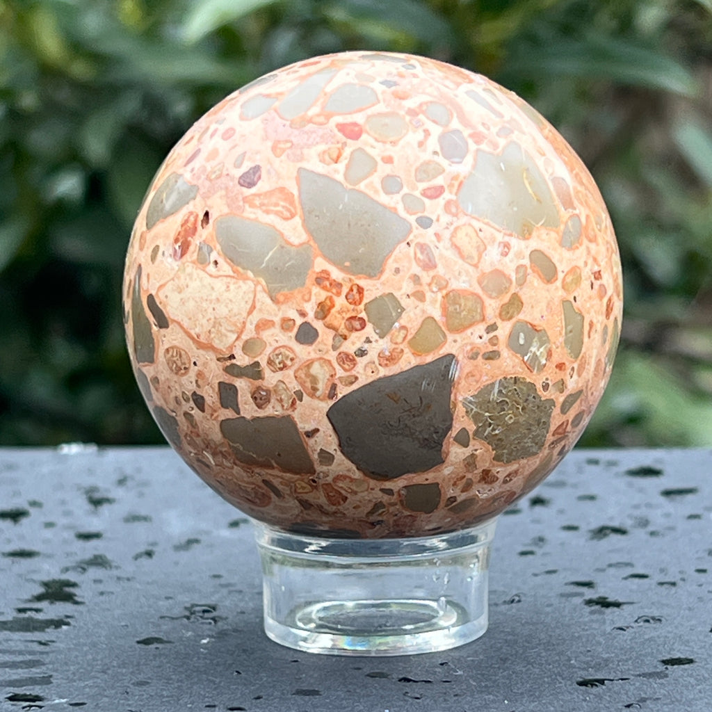 Sfera leopardit Peru model 2, pietre semipretioase - druzy.ro 4 