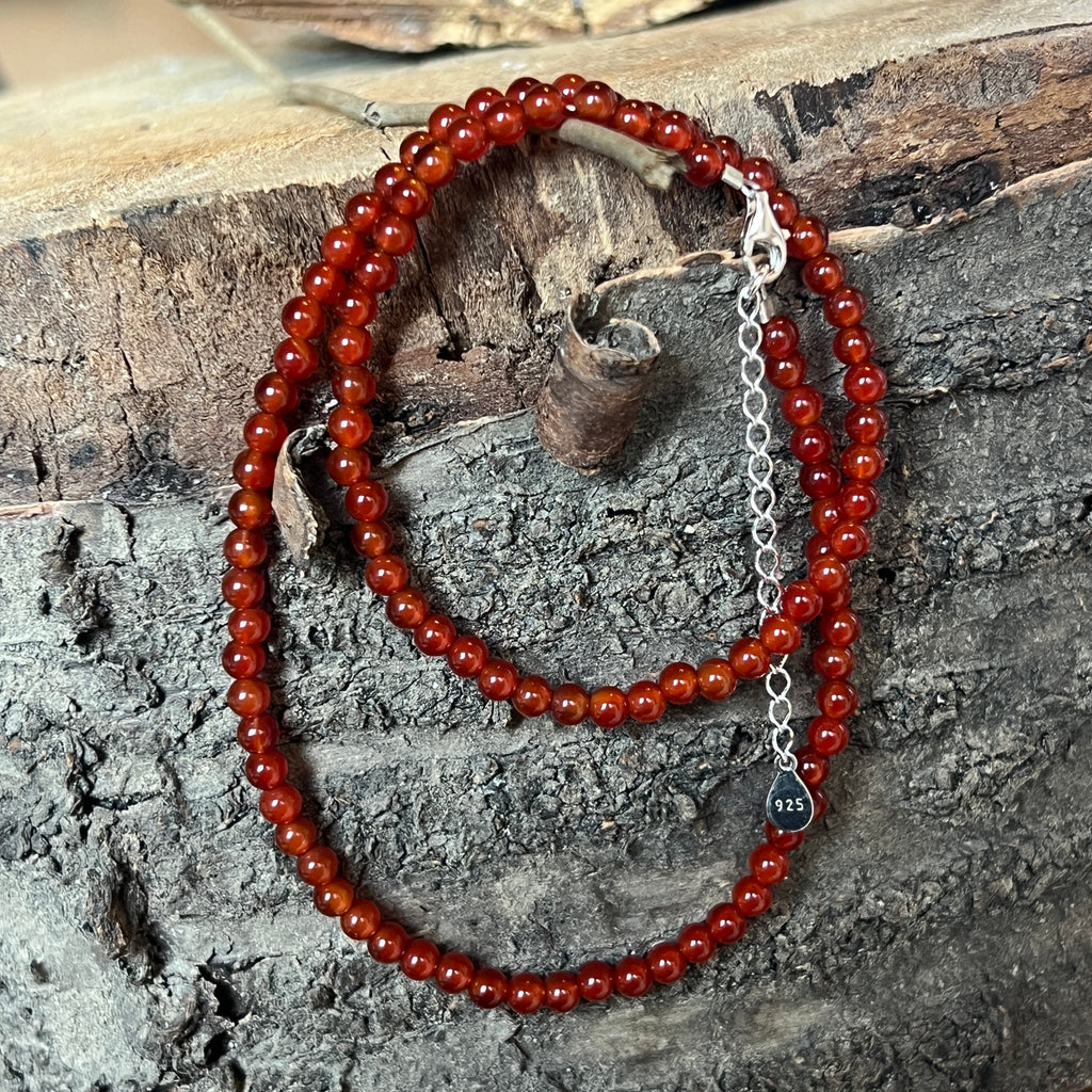 Colier carneol Ignite#58, pietre semipretioase - druzy.ro 4 