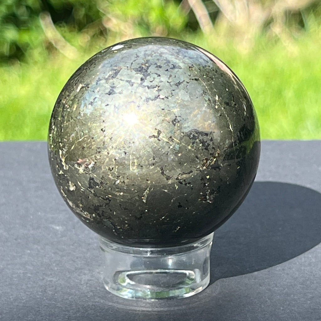 Sfera pirita model 7, pietre semipretioase - druzy.ro 2 