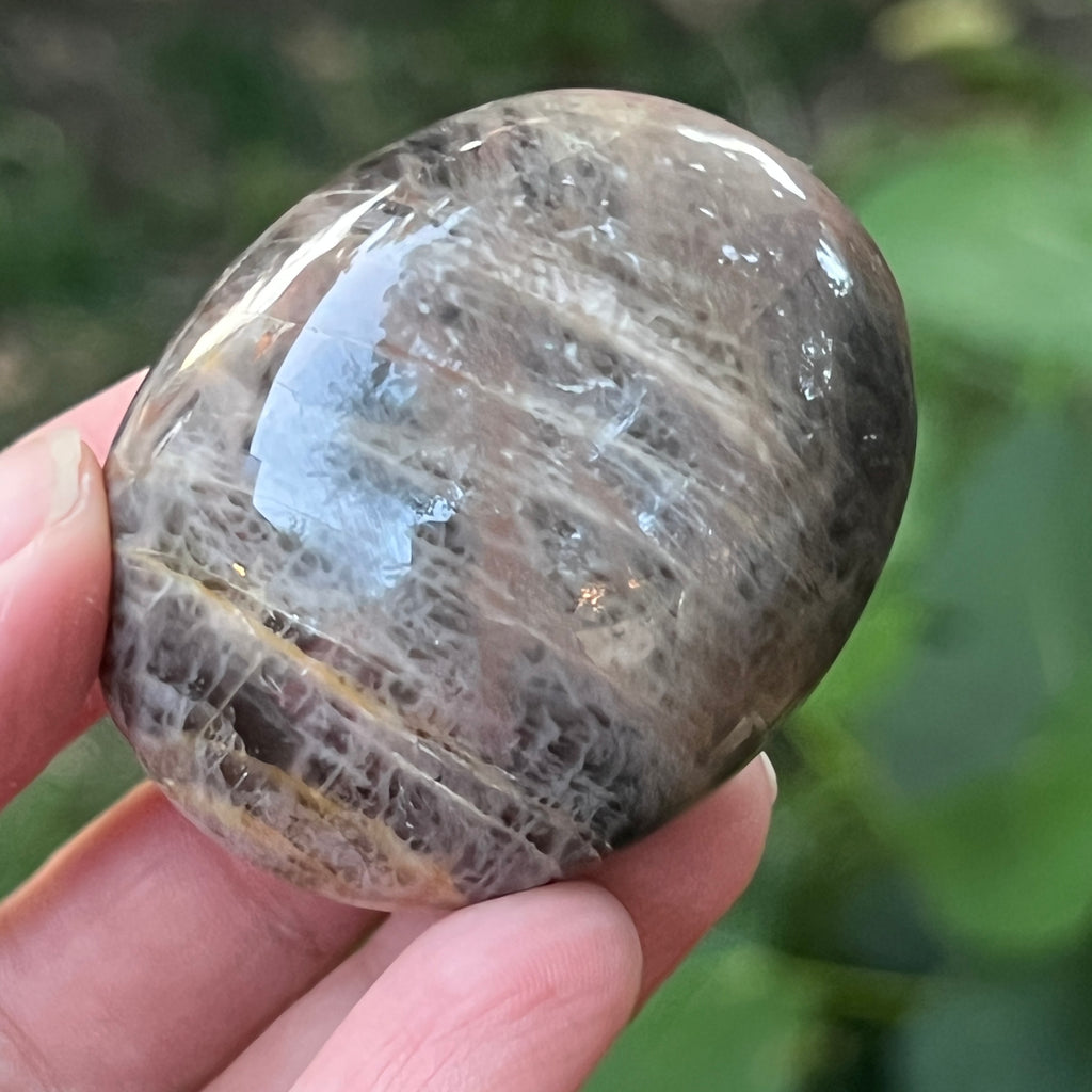 Palmstone piatra lunii somon gri | Model 1, pietre semipretioase - druzy.ro 2 