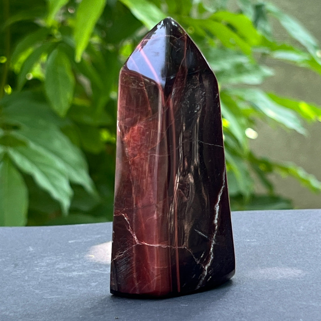 Ochi de tigru varf/generator model 1, pietre semipretioase - druzy.ro 9 