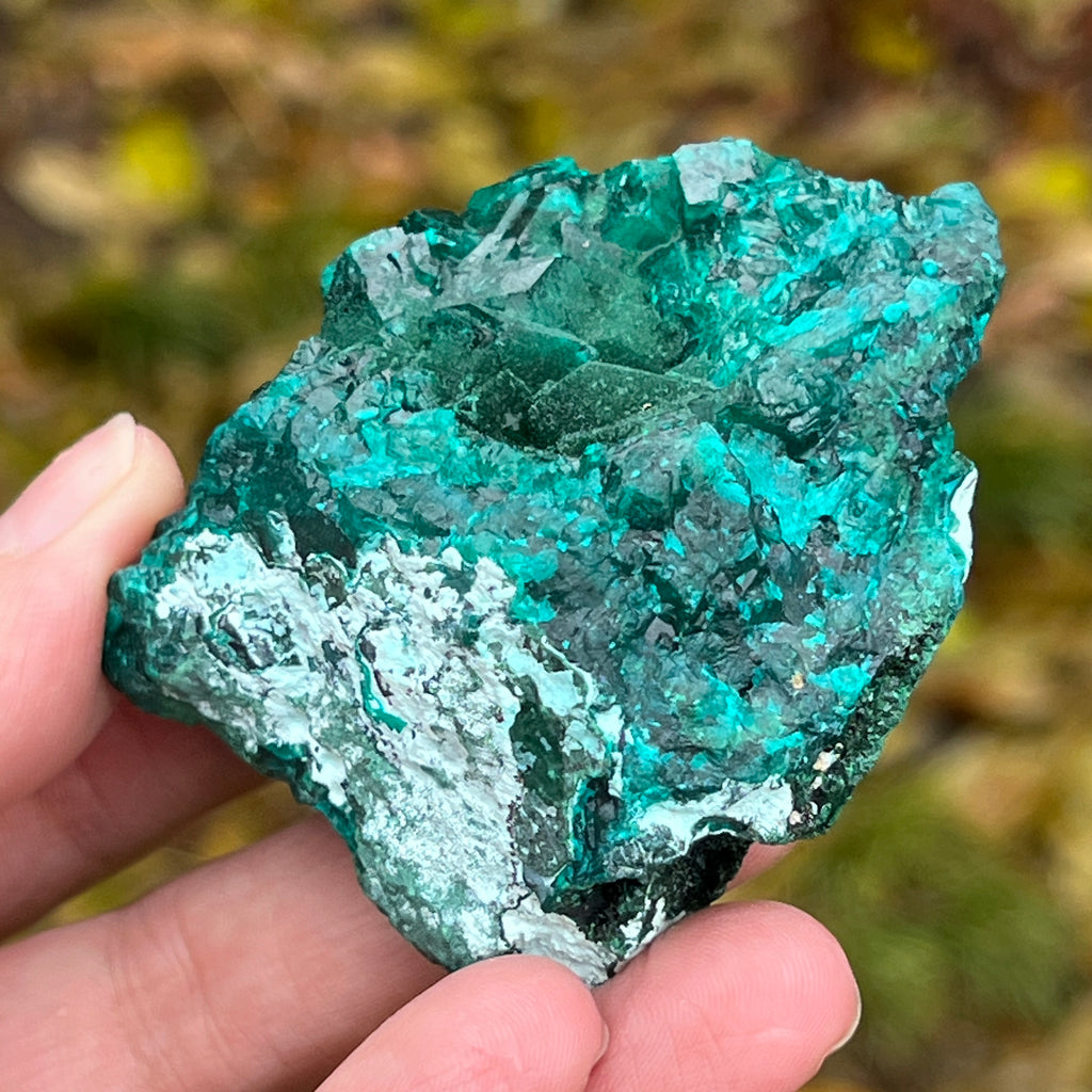 Dioptaz cluster din Congo model 9, pietre semipretioase - druzy.ro 7 