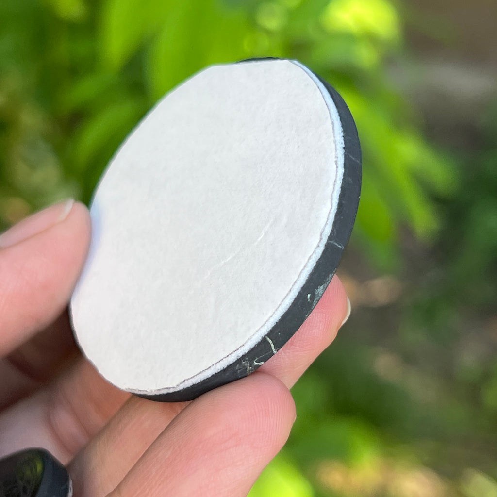 Disc din Shungit adeziv Flower of Life, pietre semipretioase - druzy.ro 4 